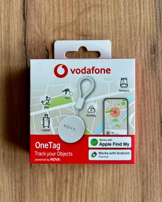 Vodafone OneTag tracker bianco localizzatore