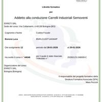 Lavoro carrelli elevatori