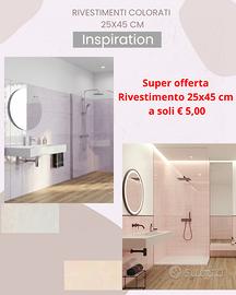 Stock rivestimento 25x45, solo 5€ al mq