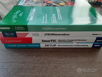 Lotto 4 Libri Informatica Scuole Superiori NUOVI