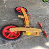 Prima bici bimbo senza pedali