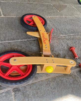Prima bici bimbo senza pedali