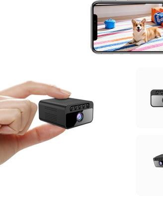 Mini Telecamera WiFi Interna 4K UHD Videocamera