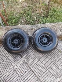 Ruote per carrello quasi nuove 