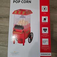 Macchina Pop Corn rossa Kasanova retrò