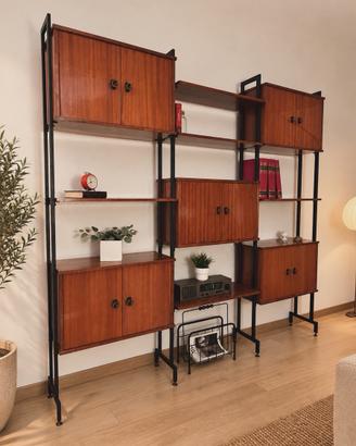 Libreria modulare stile scandinavo vintage anni 60