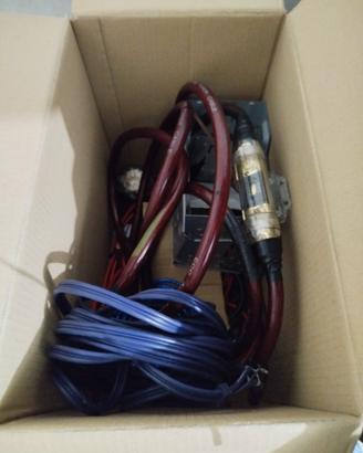impianto audio stereo completo di tutto pronto 