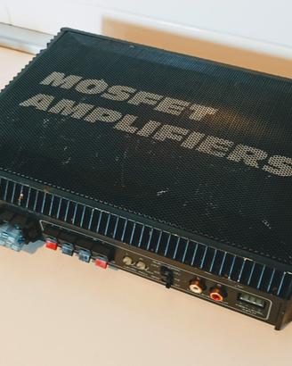 Amplificatore auto mosfet 100w + crossover