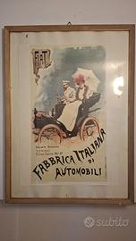 manifesto Vintage Fiat 
