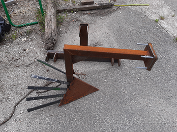 Scavapatate artigianale attacco tre punte