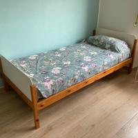 Letto singolo Ikea con materasso anallergico