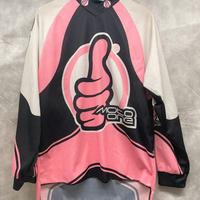 Moto-One maglia cross/enduro M NUOVA rosa