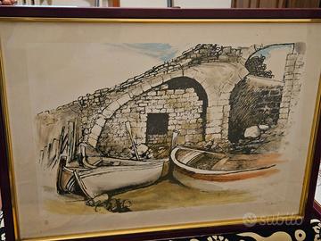 Litografia Guttuso con certificato