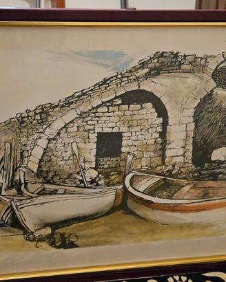 Litografia Guttuso con certificato