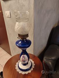 Lampada ceramica dipinta 