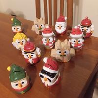 gufi decorativi Natalizi 2022 