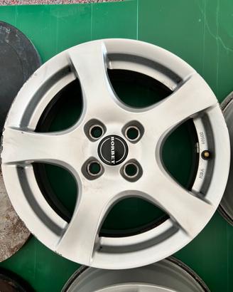 Cerchi in lega BORBET F 6.5x16 - 4x100