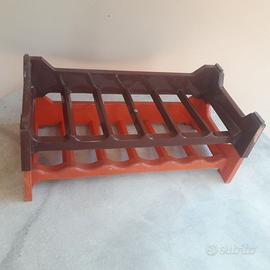Portabottiglie in plastica impilabili