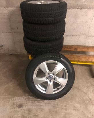 GOMME INVERNALI PIRELLI  + CERCHI ORIGINALI VOLVO