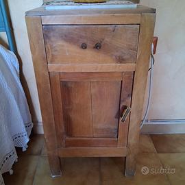 Letto matrimoniale con due comodini