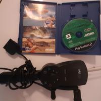 Gioco playstation sega bass fishing con canna da p