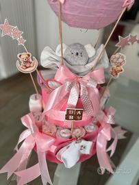 Torta di pannolini neonato bambino bambina