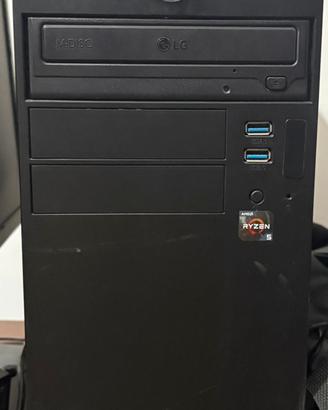 PC DESKTOP + MONITOR LG 22” – RYZEN 5 – GT 1030