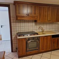 Blocco cucina in legno di noce nazionale 