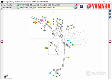 Leva freno ant Yamaha Why 50 5EUH39220000