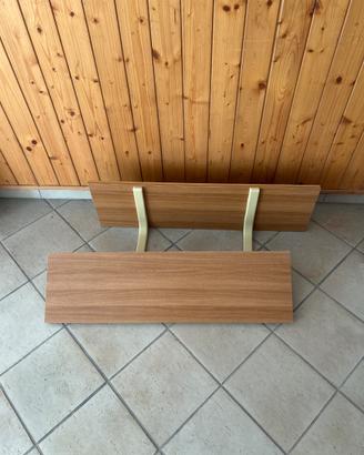 Mensole legno con staffe