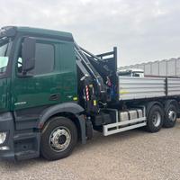 Camion gru ribaltare con gru Mercedes Antos 25.33