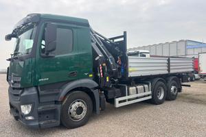 Camion gru ribaltare con gru Mercedes Antos 25.33