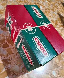 Rara Scatola in cartone Pubblicitario Cirio Natale