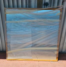 Specchio Quadrato cornice in legno 