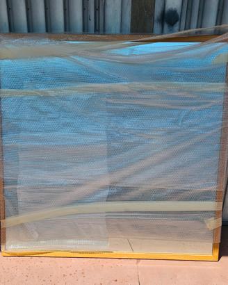 Specchio Quadrato cornice in legno 