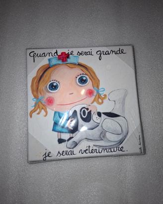 Quadretto laurea veterinaria 