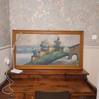 Grande quadro paesaggio alpino