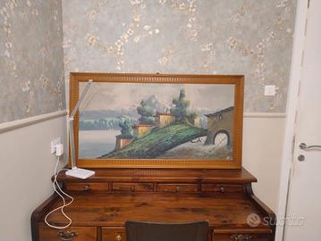 Grande quadro paesaggio alpino