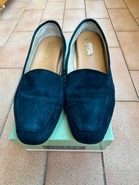 Scarpe décolleté Sanagens donna camoscio blu