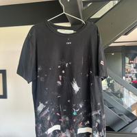 T-Shirt Off-White Galaxy Nera
