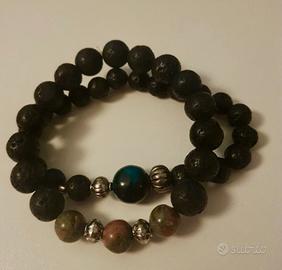 Lotto 2 bracciali Tenerife rocca vulcaniche