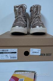 MOON BOOT MB JP PARK unisex Rose Gold taglia 33