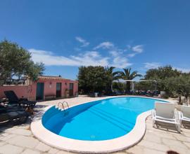 Appartamento per 6 in villa con piscina