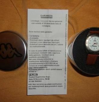 Orologio Robe di kappa Certificato Nuovo Custodia