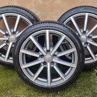 3 Cerchi e 4 Gomme Originali Audi 18 ET 51 - 7,5J