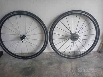 Coppia ruote complete bicicletta corsa Marchisio