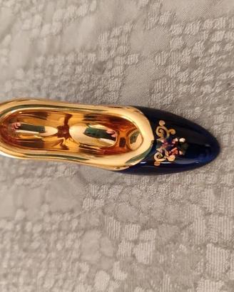 Scarpina in porcellana Limoges