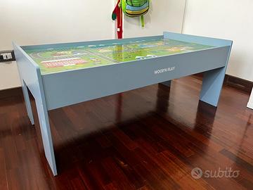 Tavolo gioco con pista treno- 2 wood 'n' play