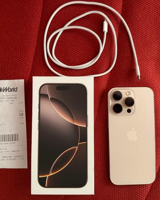 iPhone 16 Pro 128 GB titanio sabbia