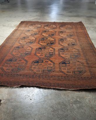 tappeto Afgano antico  disegno bucara  
